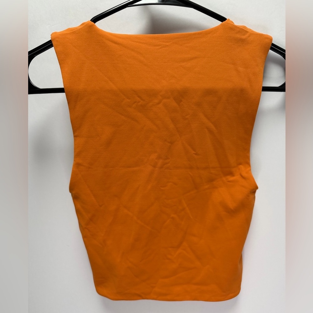Babaton Aritzia Contour Crop Muscle Tank Top Size XS | Orange - Picture 5 of 5